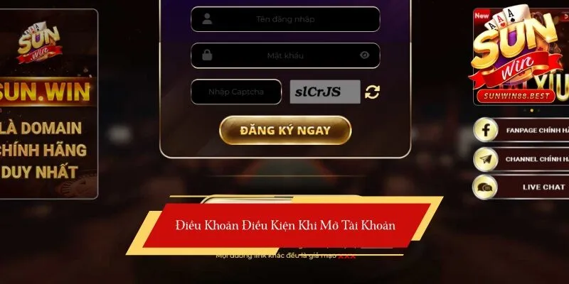 điều khoản điều kiện khi đăng ký
