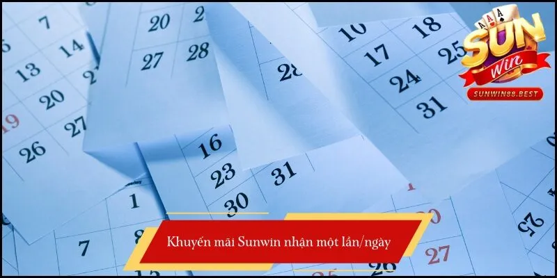khuyến mãi sunwin một lần mỗi ngày