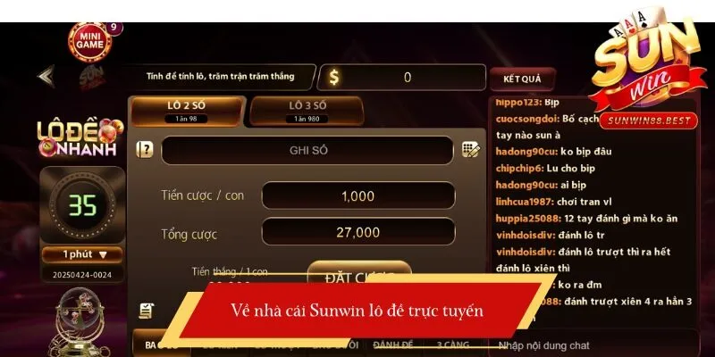 về nhà cái sunwin lô đề online